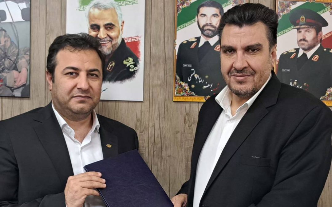 هفته نیروی انتظامی؛ دیدار مدیران مهتاب سیرجم با فرمانده پلیس راه‌آهن کشور